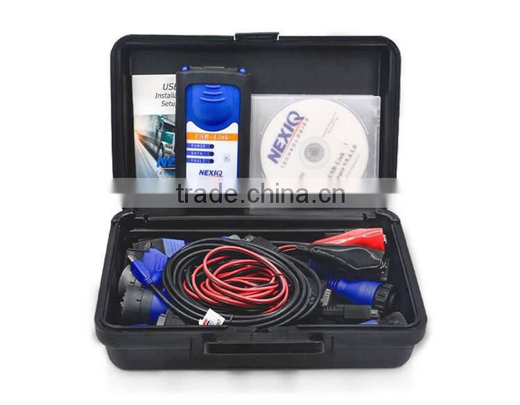 Professional NEXIQ USB 125032 USB Link With All Adapters For Diesel Truck Diagnostic Tool With All Installers Heavy Duty NEXIQ