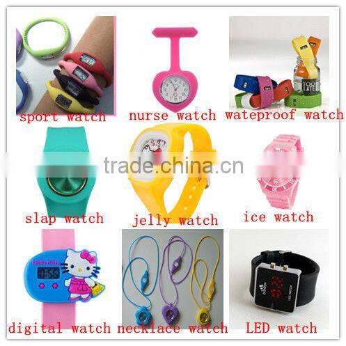 2015 moden design silicone touch screen led watch