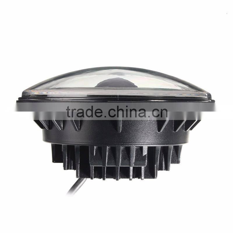 H4 40W 7Inch Round LED Headlight Hi-Lo Beam FIt 2007-2015 For J-eep For Wrangler JK TJ LJ Pure White DC12V-30V Waterproof