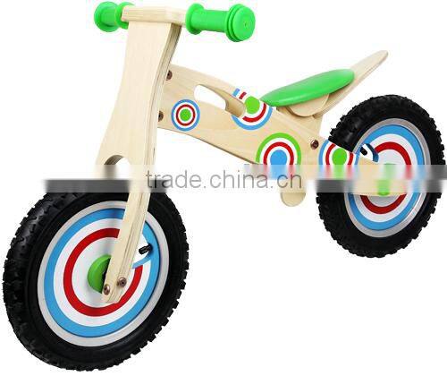 Hot design ride on children wooden balance bike with CE approval