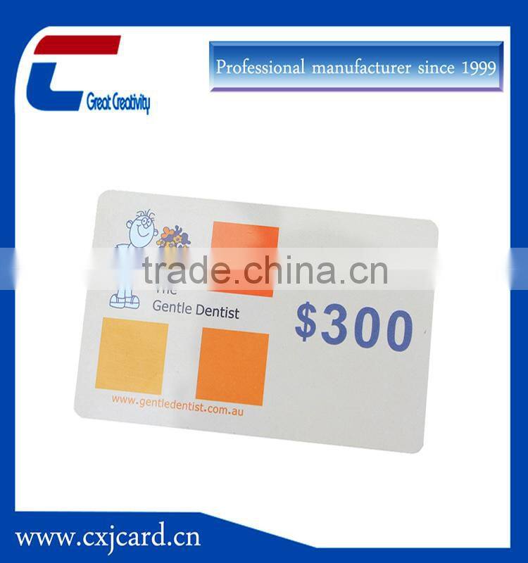 security pvc rifd card for access control