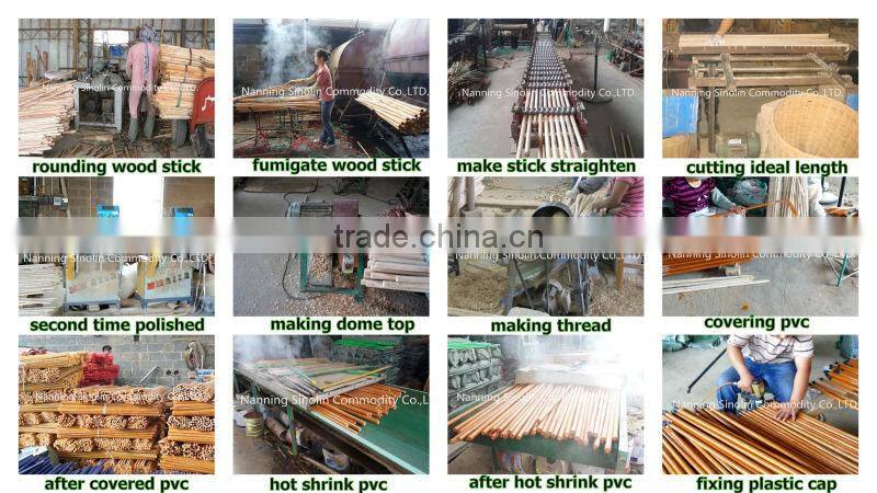 natural wooden mop handle