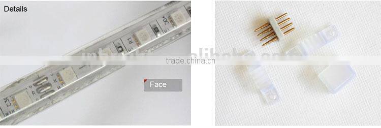 Black Color 120V 220V SMD5050 Color Changing LED Strip Light Controller with Remote Control