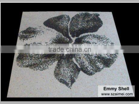China freshwater river shell mosaic painting wall tile - hot sale wall tile