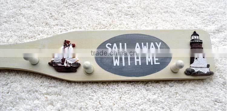 Hot selling eco-friendly handmade natural wooden clothes hook with cheap price