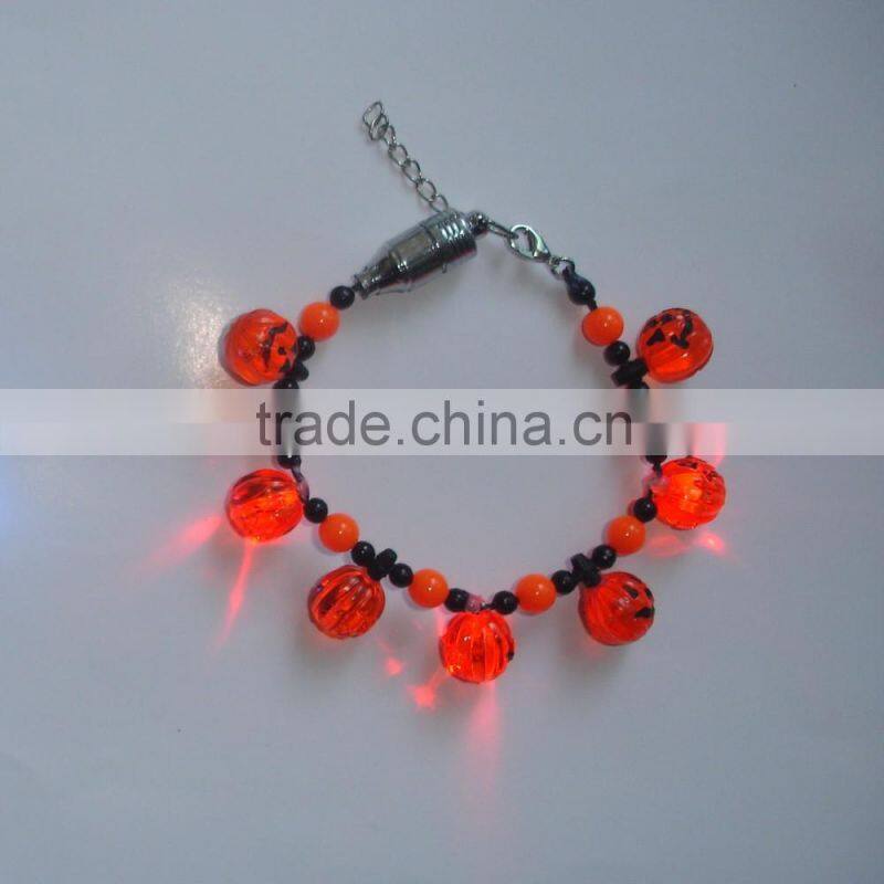 Halloween Pumpkin Ghost LED Flashing Lights bracelet