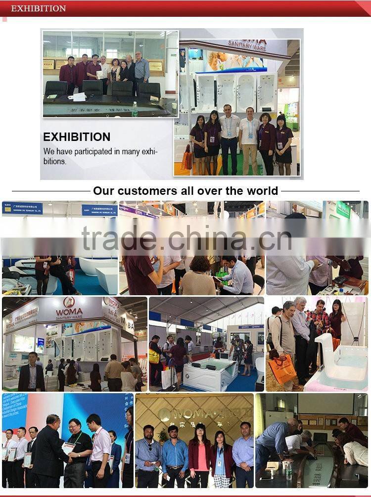 Q165 freestanding bathtub massage/ freestanding bathtub faucet