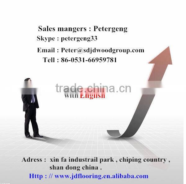 high quality 12mm / 8mm china mdf / hdf waterproof vinyl laminate floor