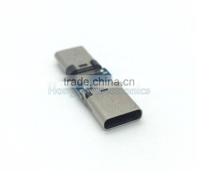 Type C to Type C USB 3.1 adapter circuit board male to female extension