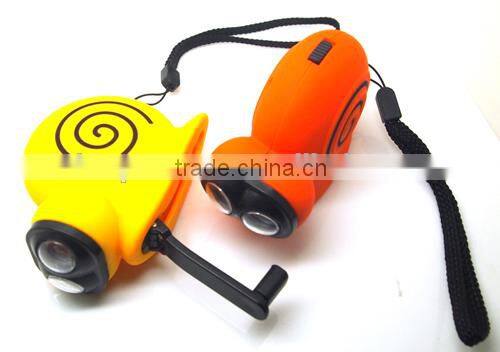 Hand crank animal shape dynamo charger