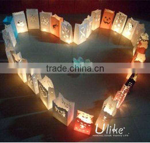 paper bag for candle New design luminaria candle bag