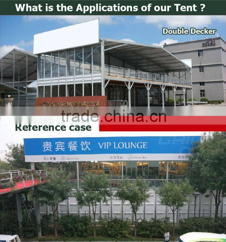 Two Story Castle Tent Tower Structure For VIP Gallery UK