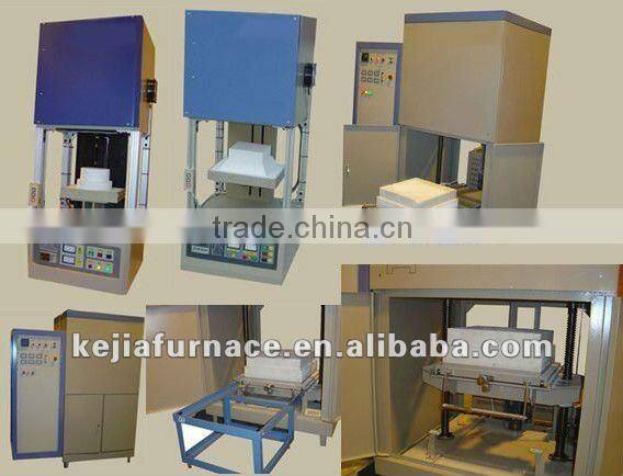High Quality heat treatment bell-type elevator muffle furnace up to 1700C