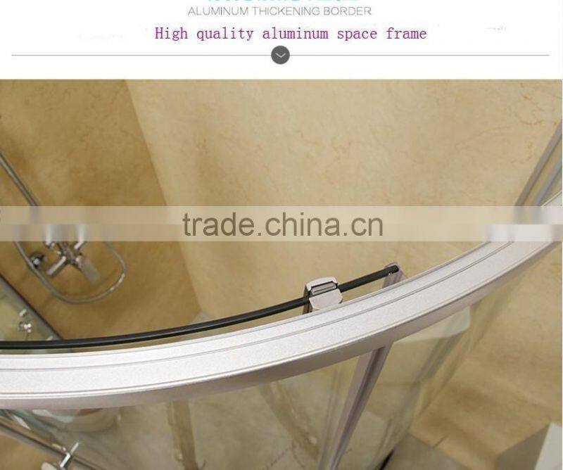 900*1200 with frame sliding glass shower door with shelves