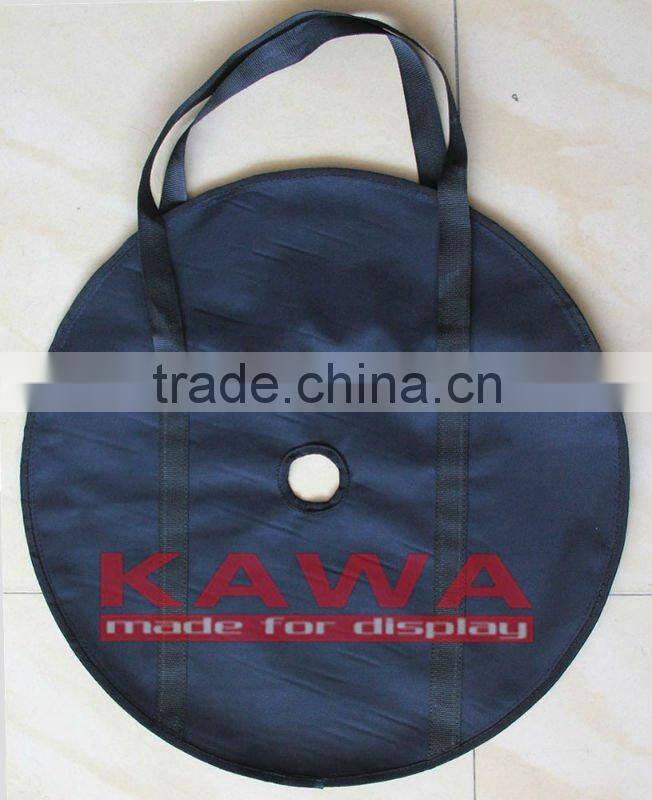 Flying banner sand bag base with square and round type High quality Outdoor Flag sand bag
