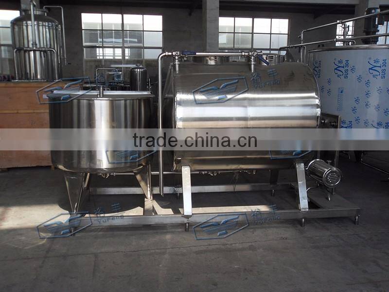 Juice bottling line with aluminum cap