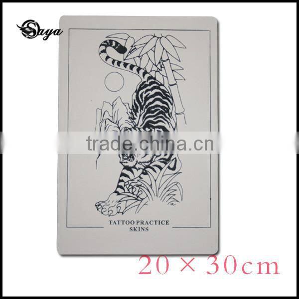 New Design Professional Tiger Printing Tattoo Practice Skin