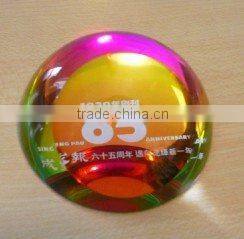 clear apple paperweight glass paperweight
