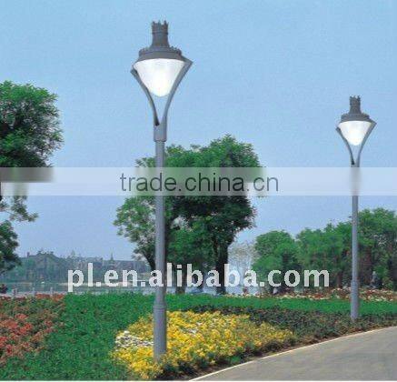 High quality steel garden light with PMMA or PC lampshade