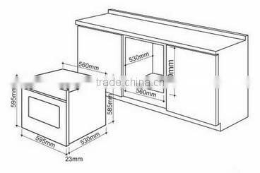 multi gas vs electric oven,10 functions,class A