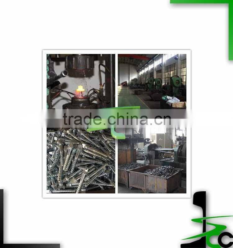 Railway coach screws/screw spikes/Galvanized sleeper screws