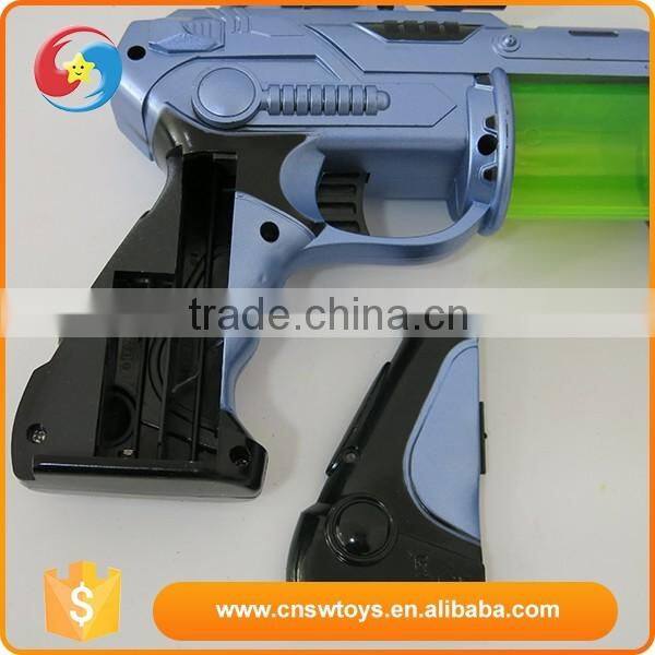 B/O electronic flashing led toys plastic shooting gun with sound and light