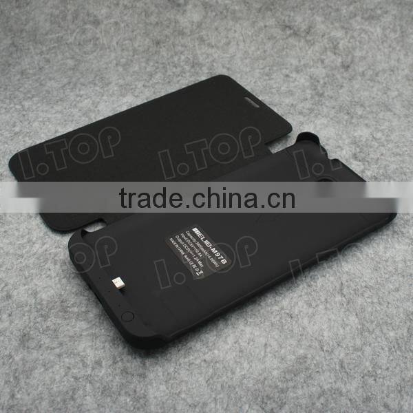 New Arrivel Flip Battery Case for Samsung Galaxy Note 4 External Battery Case