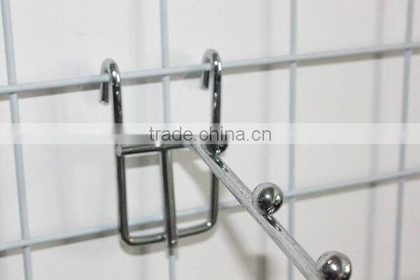 High Quality Wire mesh rack hook /Wire hanging hook/Wire peg hook rack