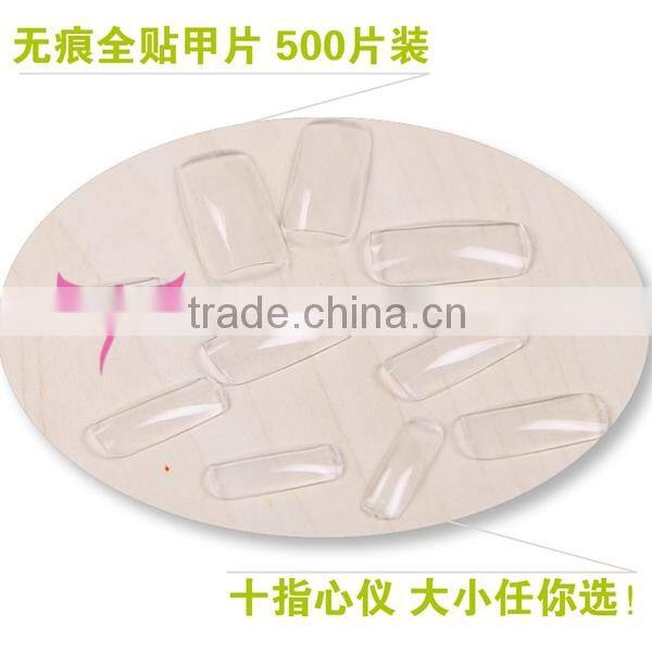 10 size Transparent seamless nail tips Fake Nail art tips,artificial nail tips wholesale