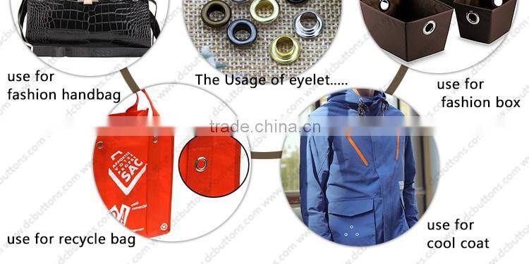 Round Shape and Metal Material Eyelet with washer