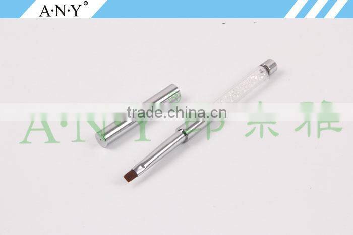 ANY Nail Art Beauty Care UV Gel Nails Building Rhinstone Flat Nlon Nail Brush Gel Nail Art