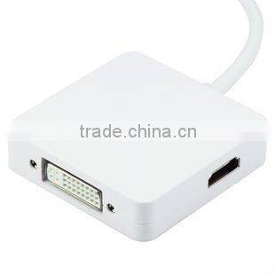 3 in 1 Mini Dispayport to HDMI DVI DP Adapter Cable