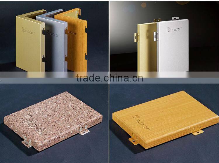 Large selection of space 400*400mm insulated aluminum roof panels balcony