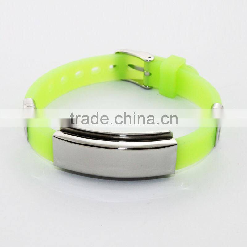2014 colorful wholesale health silicone bracelets