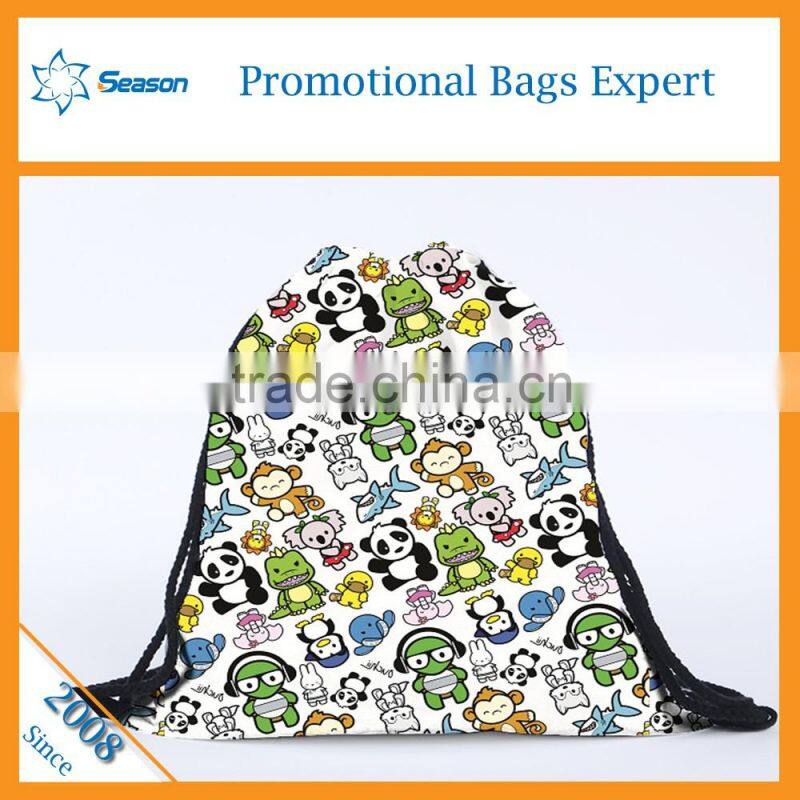 Wholesale bulk drawstring bags custom print clutch bag emoji drawstring bag