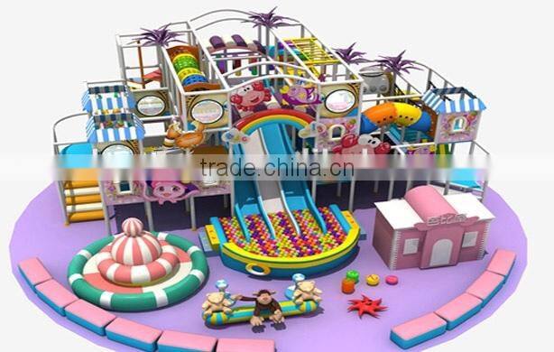 Top quality&service big commercial kids indoor playground candy