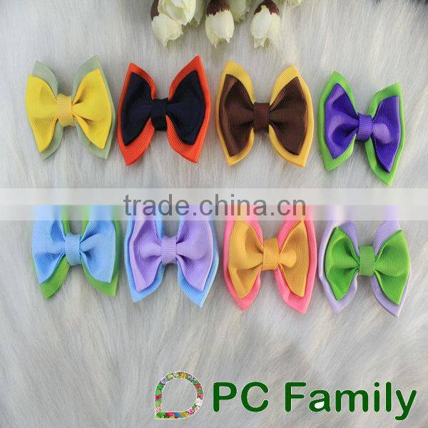 TWO LAYERS beautiful Hair Bow, new arrival girl hairbows