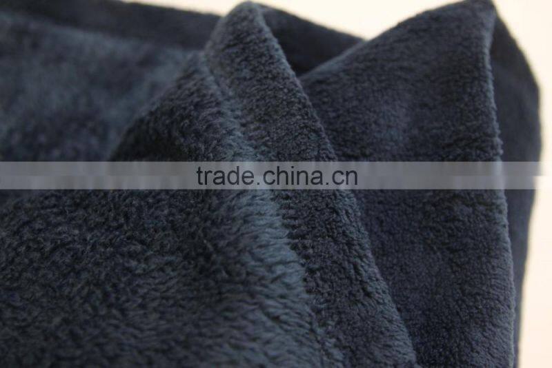 Super soft luxury microfiber fleece blanket for airplane and travel