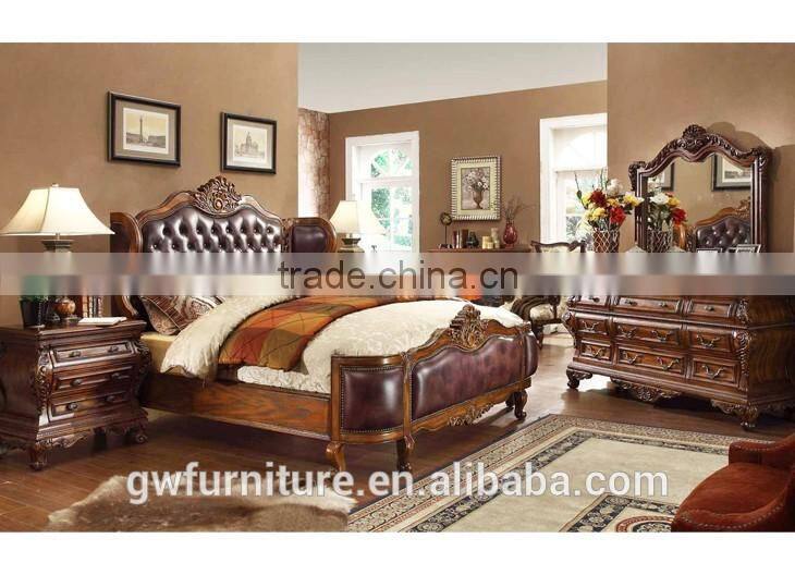 A08 antique soild wood bedroom furniture prices in pakistan