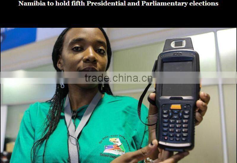 Intelligent Handheld Terminal with GPRS,WIFI,Barcode Scanner,RFID Reader,GPS,Fingerprinter Optional for Clothing (X6)