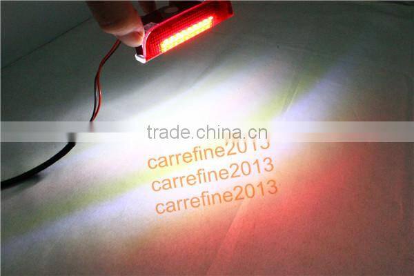 12V red&white new trending LED Door Light Projector for VW Golf 6 GTI JETTA MK5 MK6 CC Tiguan Passat B6 door warning light