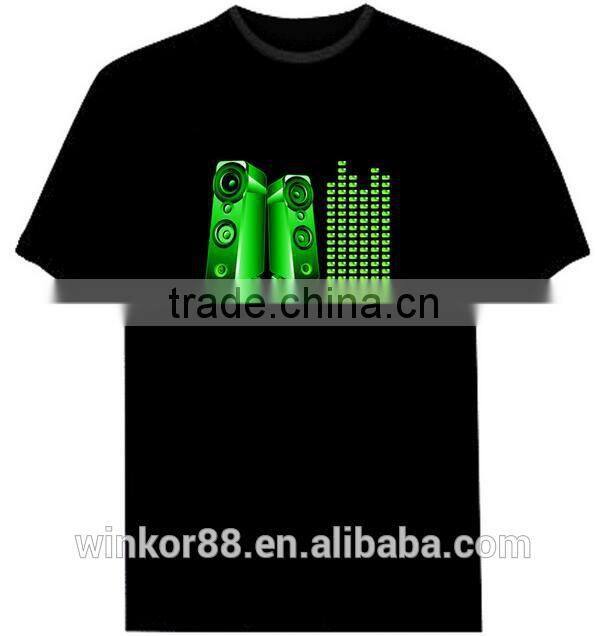 Professional Amazing advertising El t shirts for Christmas