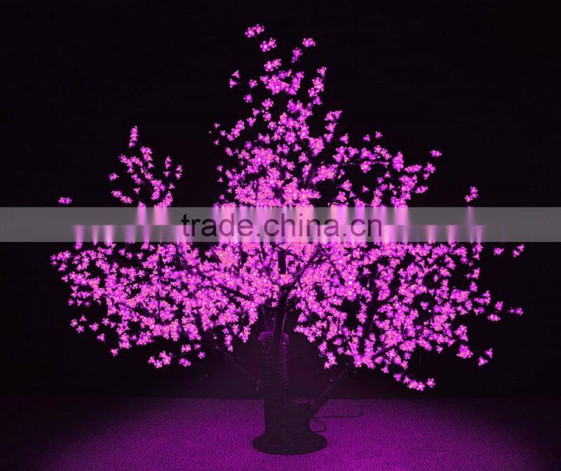 Top Sell High Quality Outdoor Decorative Led Spiral Tree Lighted Blossom Garden Flower