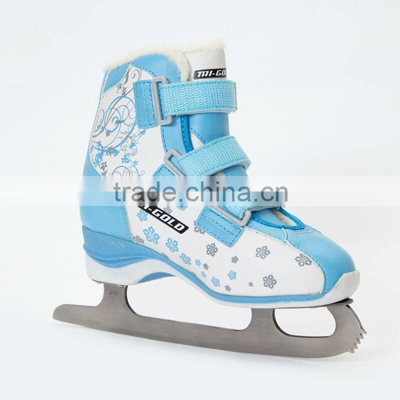 New design cheap ICE figure skates cold resistant outdoor figure skate boots for ice rink
