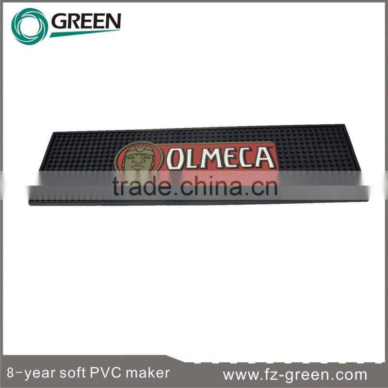 2015 Hot Selling Custom Soft PVC Rubber Bar Mats