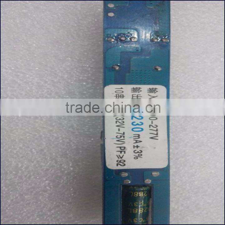 High PF>0.95 t8 9w 18w TUBE light led driver dc 36-88vconstant current 230 240 MAH