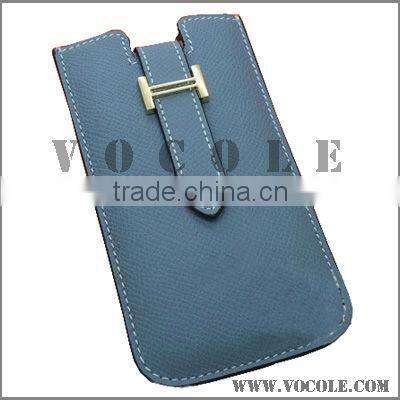 various color genuine leather leather cell phone case