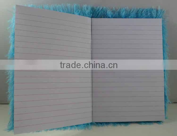 Peacock Velvet Fabric Cover Peace Embroidered Notebook