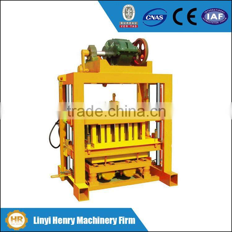 QMY4-45 mobile brick machine/concrete molds used concrete hollow block machine for sale, small machines for home business