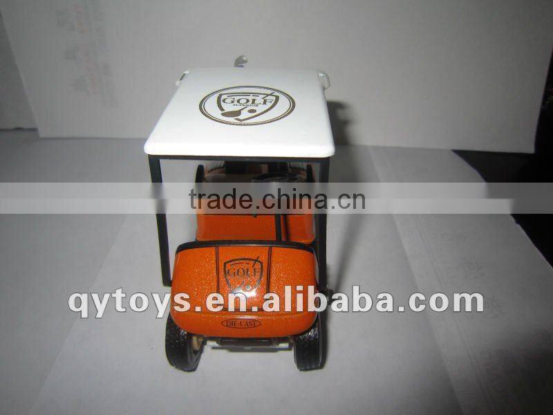 6 Color Aolly return-power Golf Car Model Toy Die cast Model